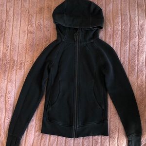 Black lulu lemon jacket size 2